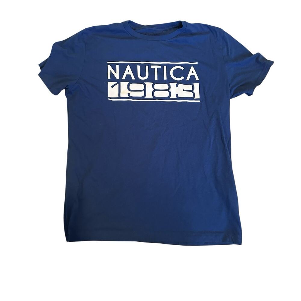 Mens Blue Nautica Shirt Size L